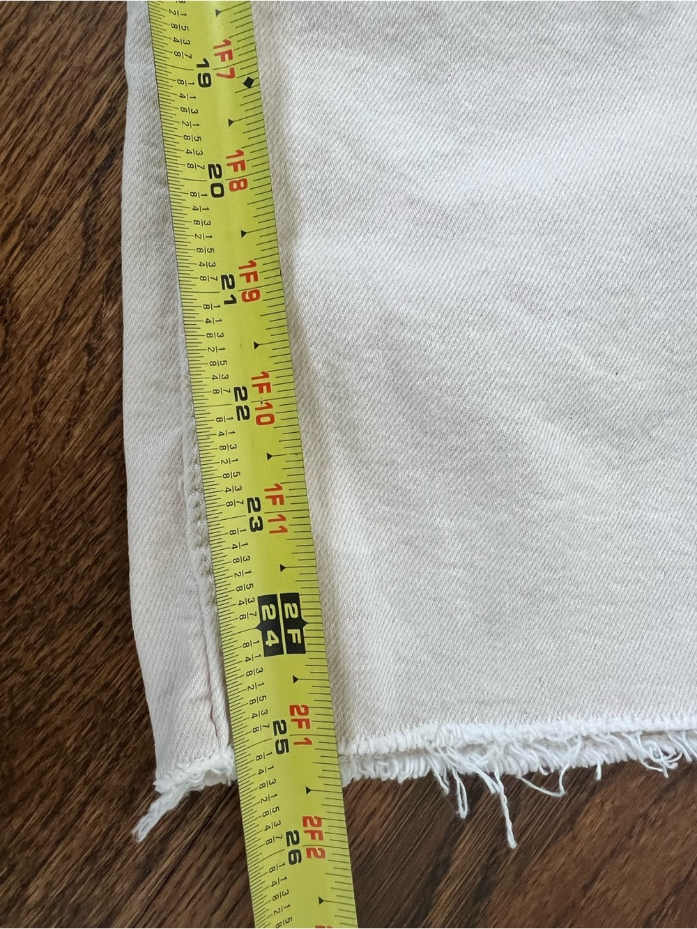 Zara flare denim - cream - girls 13/14 - Picture 6 of 6